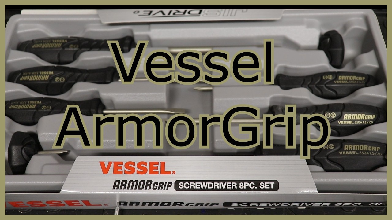 Набор отвёрток Vessel ArmorGrip
