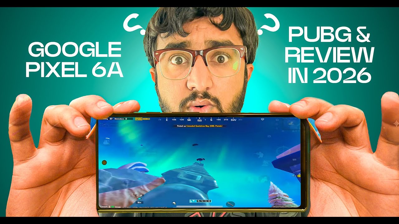 Google Pixel 6a PUBG Gaming TEST | Battery | Camera | perfomsance 2026