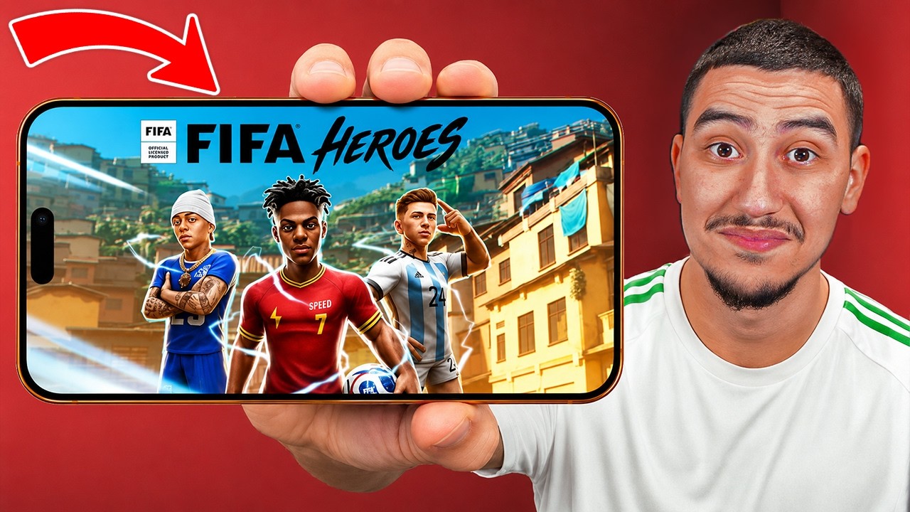 I'm DISCOVERING FIFA HEROES MOBILE (it's so funny 😂)