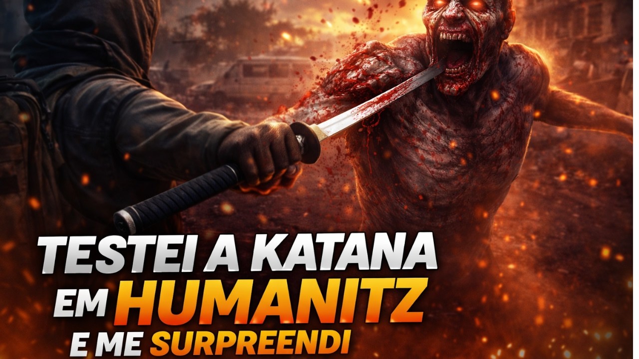 Testei a KATANA em HumanitZ… e me surpreendi!