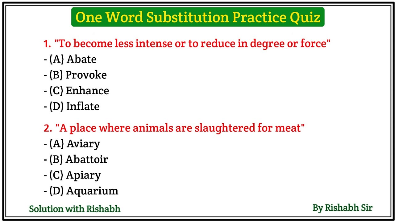 One word substitution for all competitive exams| One Word Substitution for ssc|One word substitution