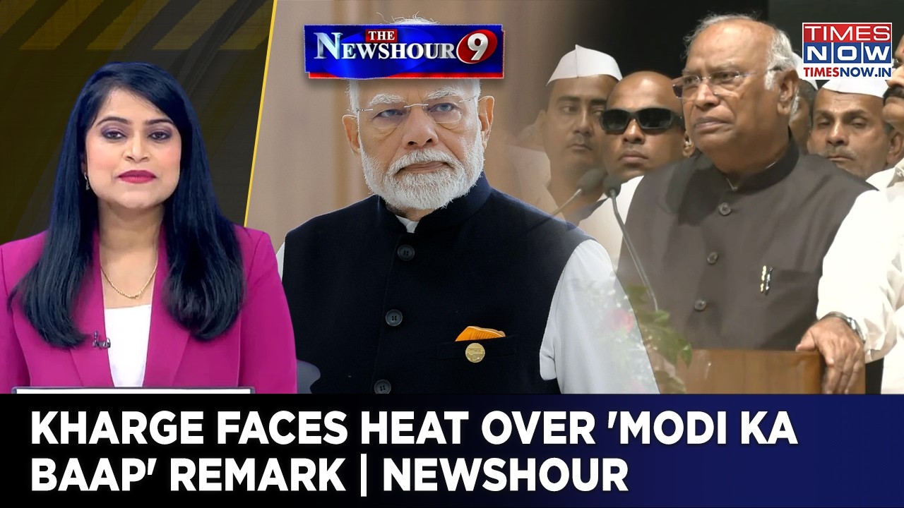 Kharge's 'Modi Ka Baap' Remark Sparks Row As Opposition's 'Vote Chori' Protest Faces BJP Fire | NH9