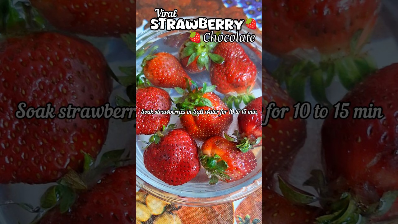 viral chocolate strawberry🍓🍫 