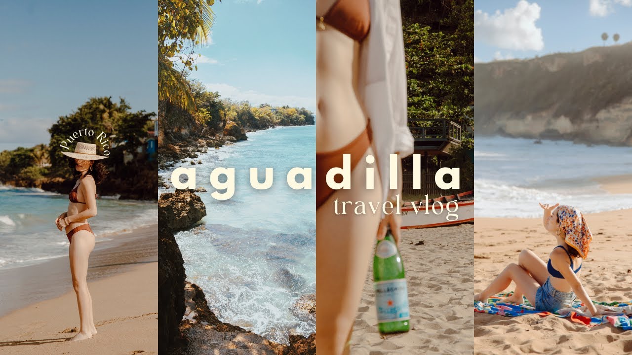 puerto rico travel vlog: airbnb, beaches, & exploring aguadilla 🥥