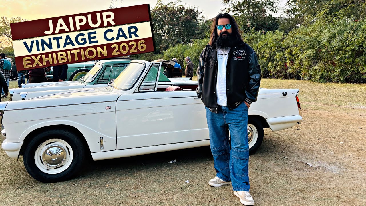 Jaipur Vintage Car Exhibition & Rally 2026 || The Rarest Cars In The World At One Place😍