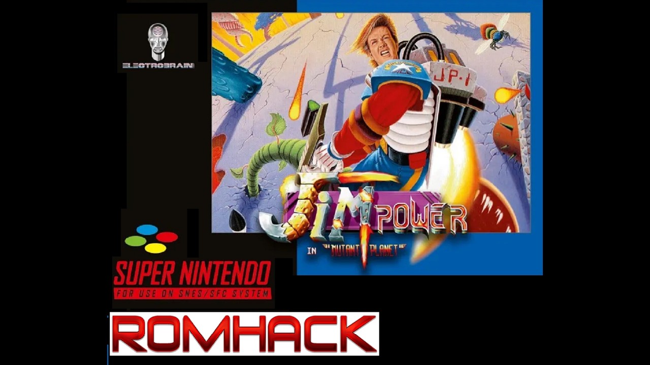 ROMHACK JIM POWERS SNES PARALLAX FIX