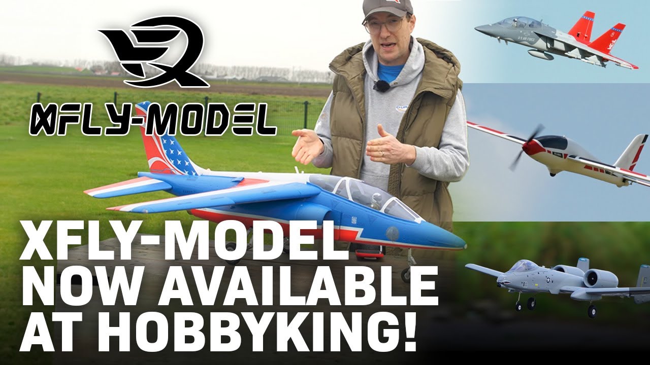 XFLY-MODEL @ Hobbbyking.com - Alpha Jet 80mm EDF - Grass Field Flight Review