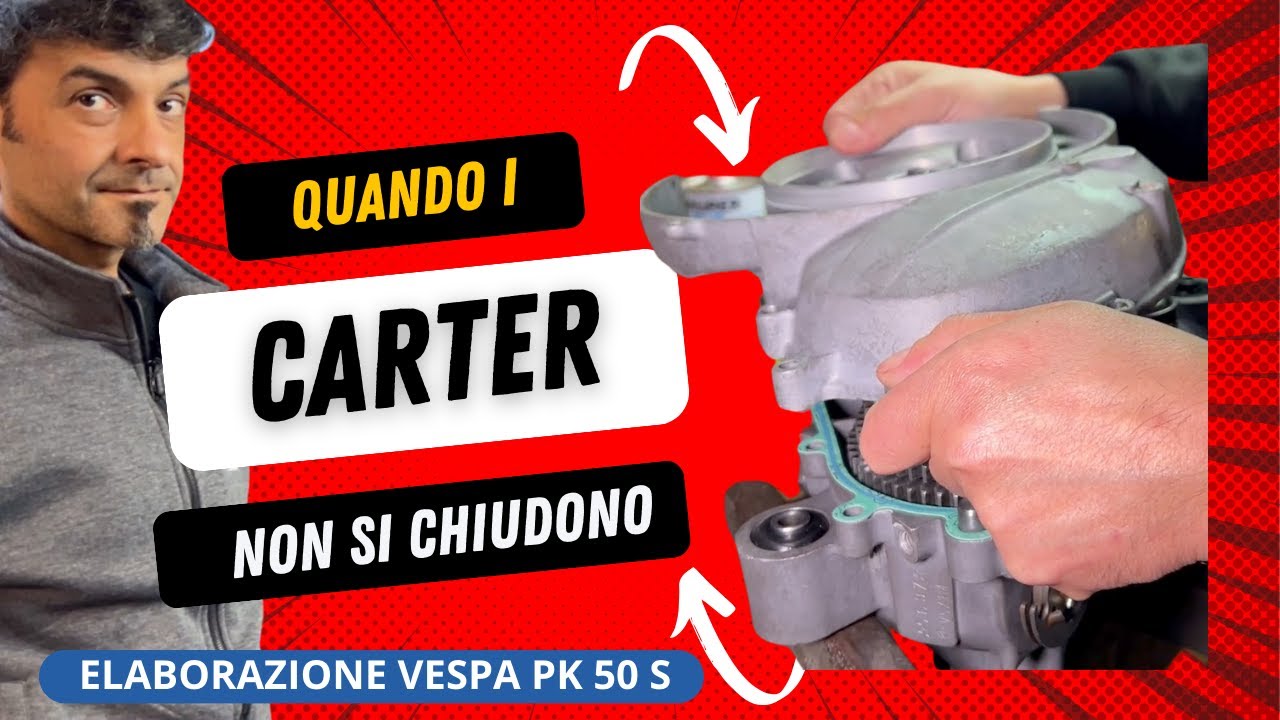 Vespa PK 50 S - chiusura carter
