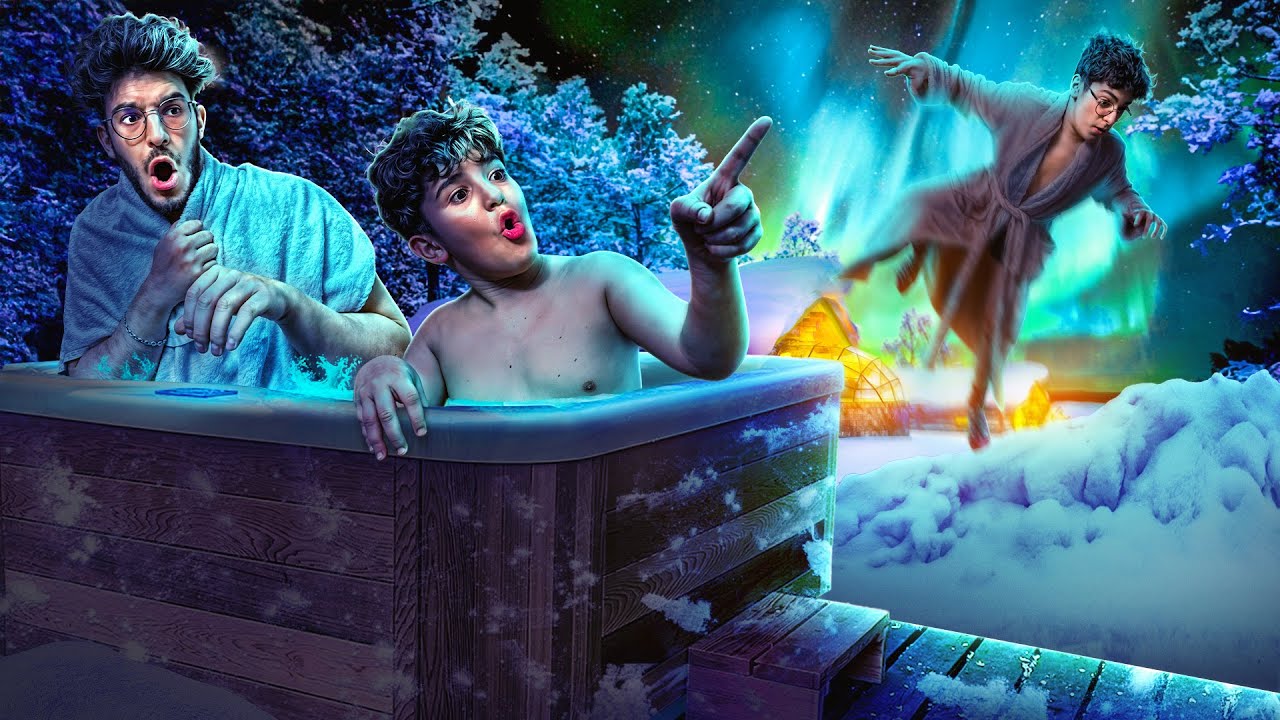 RÉMI SAUTE EN SLIP DANS LA NEIGE SOUS -15 DEGRÉS.. 4 FRÈRES DANS UN JACUZZI EN LAPONIE !