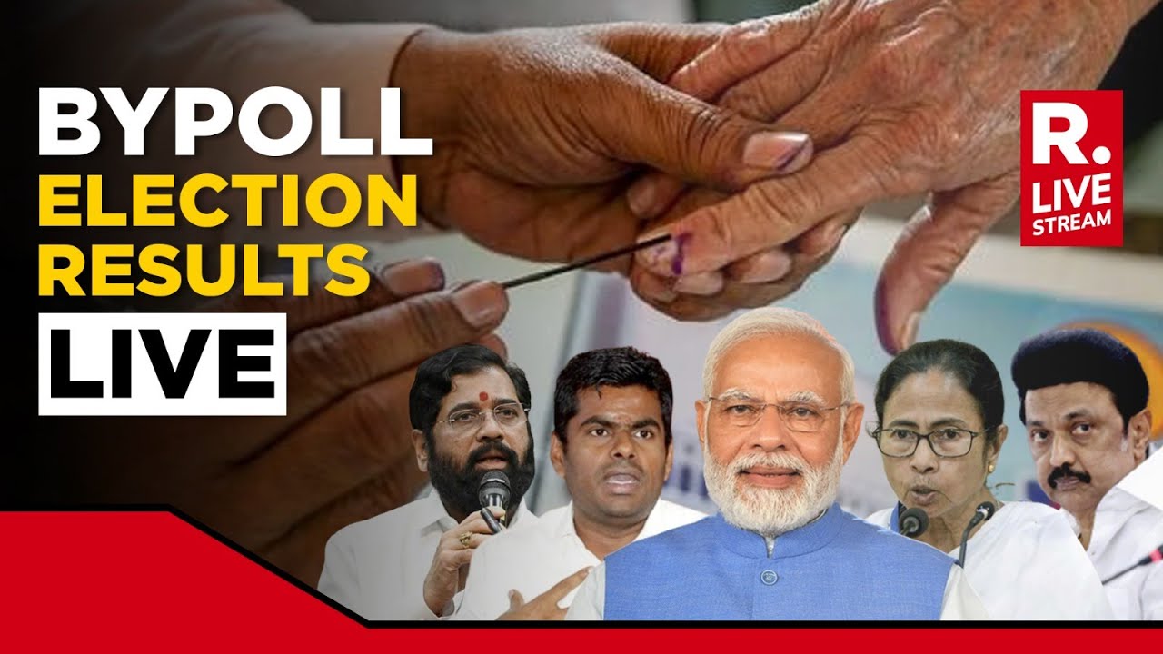 Bypoll Election Results LIVE: Bypoll Results In 5 States | Maharashtra | Tamil Nadu | West Bengal