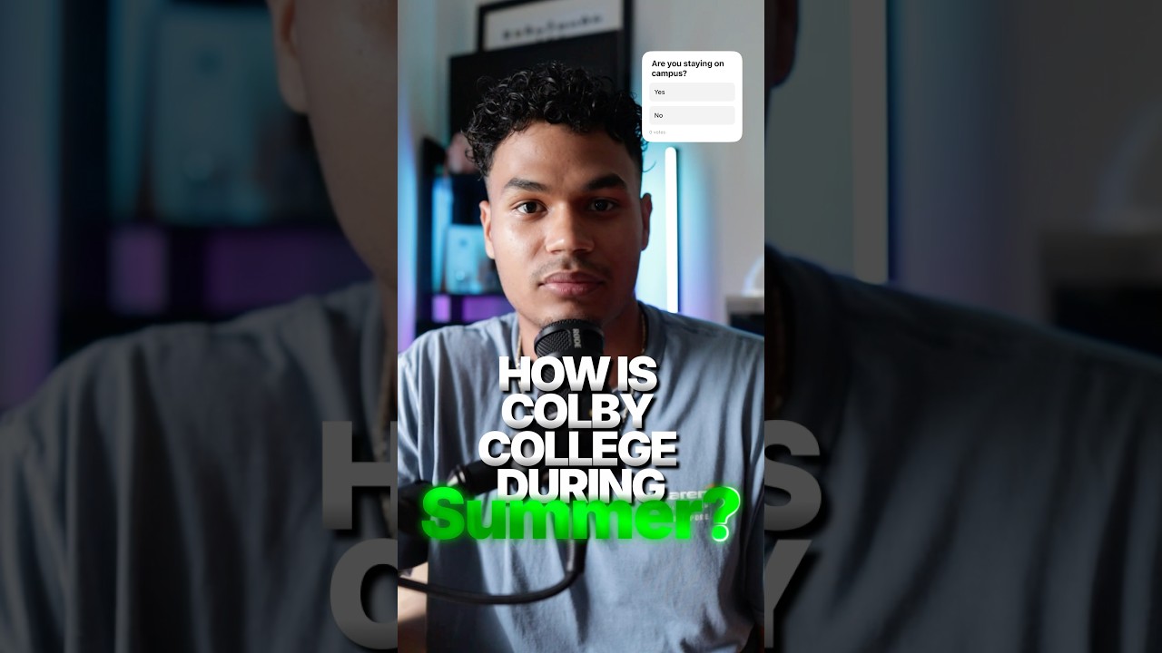 How is Colby College in Summer? #colby #collegelife #collegeexperience #college #colbycollege