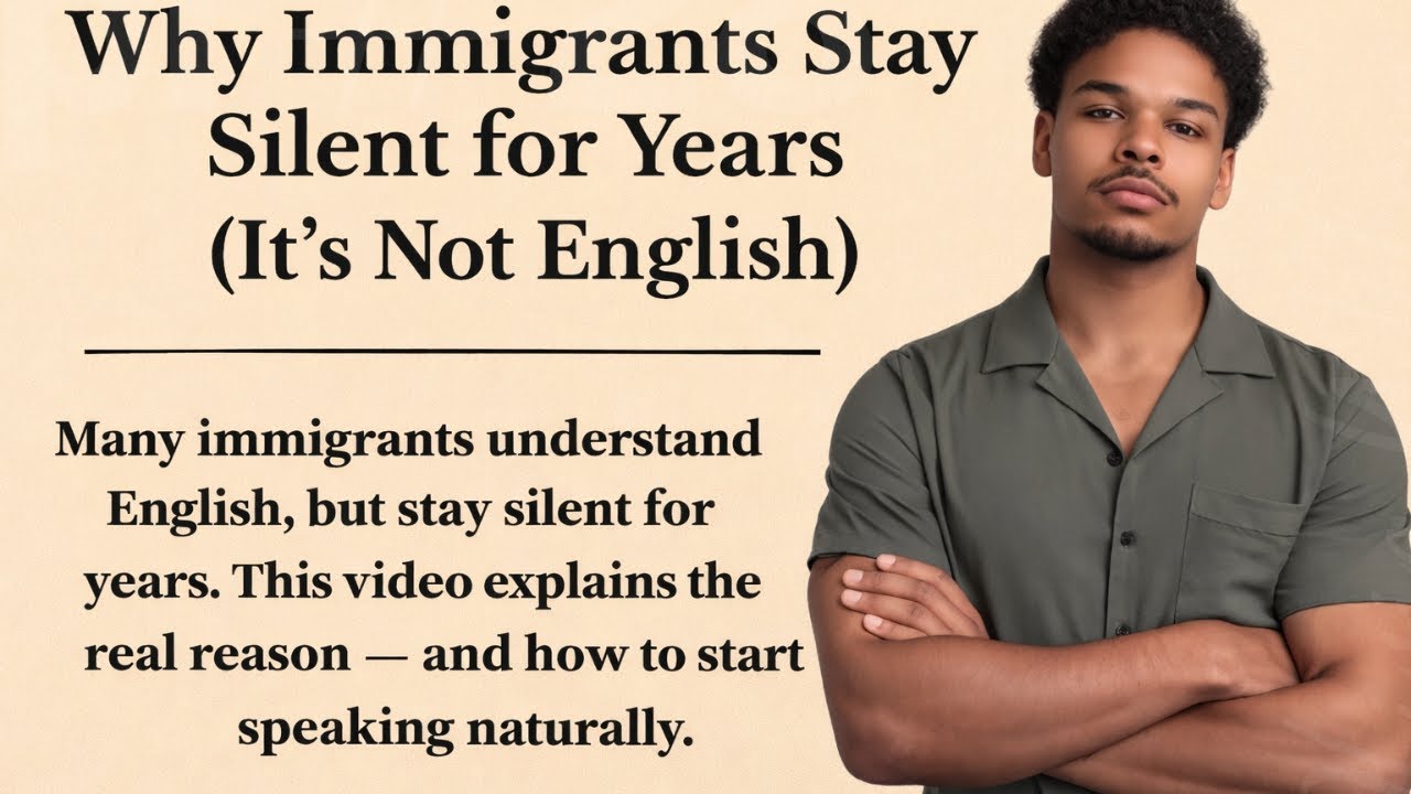 Why Immigrants Stay Silent for Years (It’s Not English)