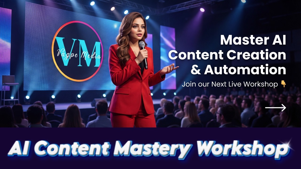 3 Hour AI Content Mastery Workshop : Pre-Recorded Workshop Replay