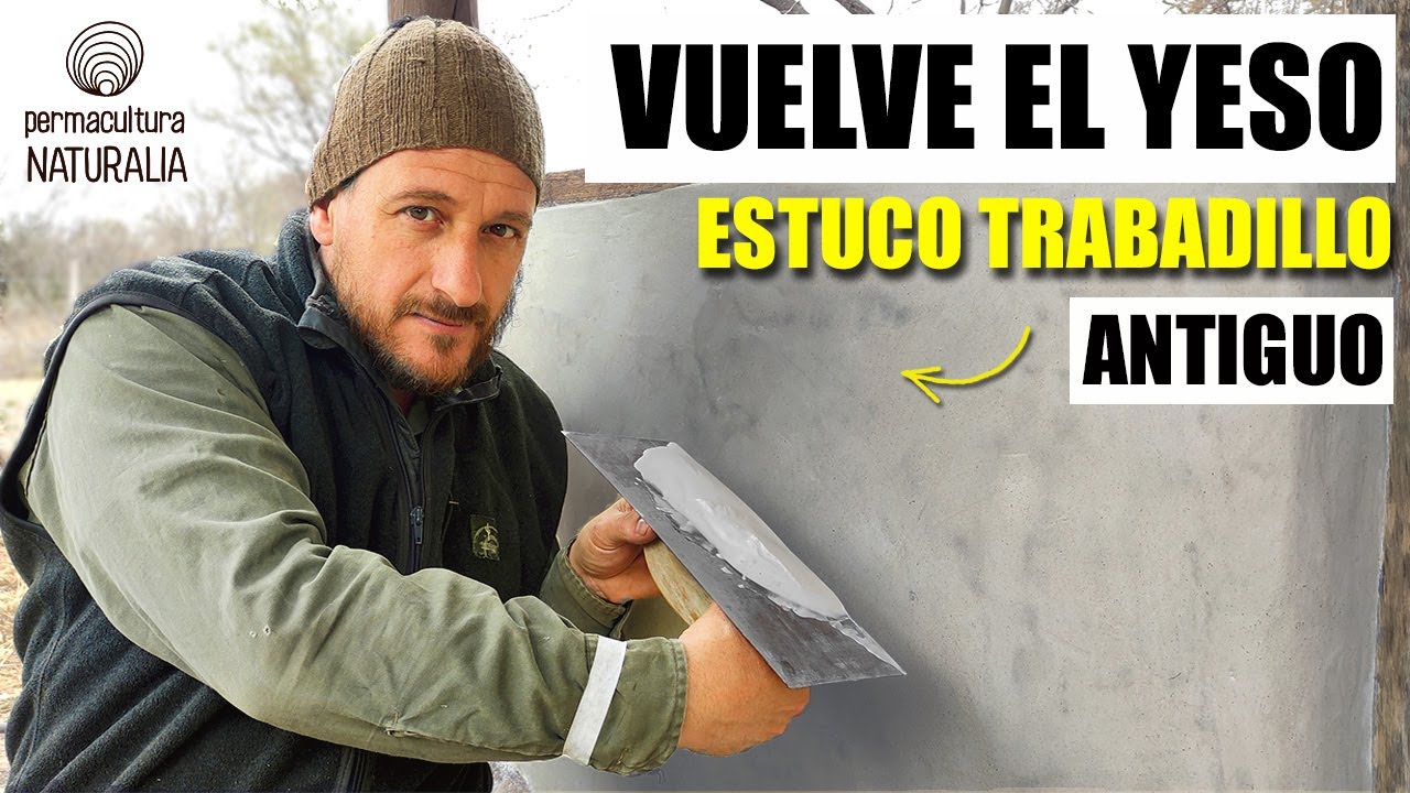 ⛔No PINTES NUNCA MÁS | Aplica ESTUCO DE YESO y CAL | Fórmula original de TRABADILLO