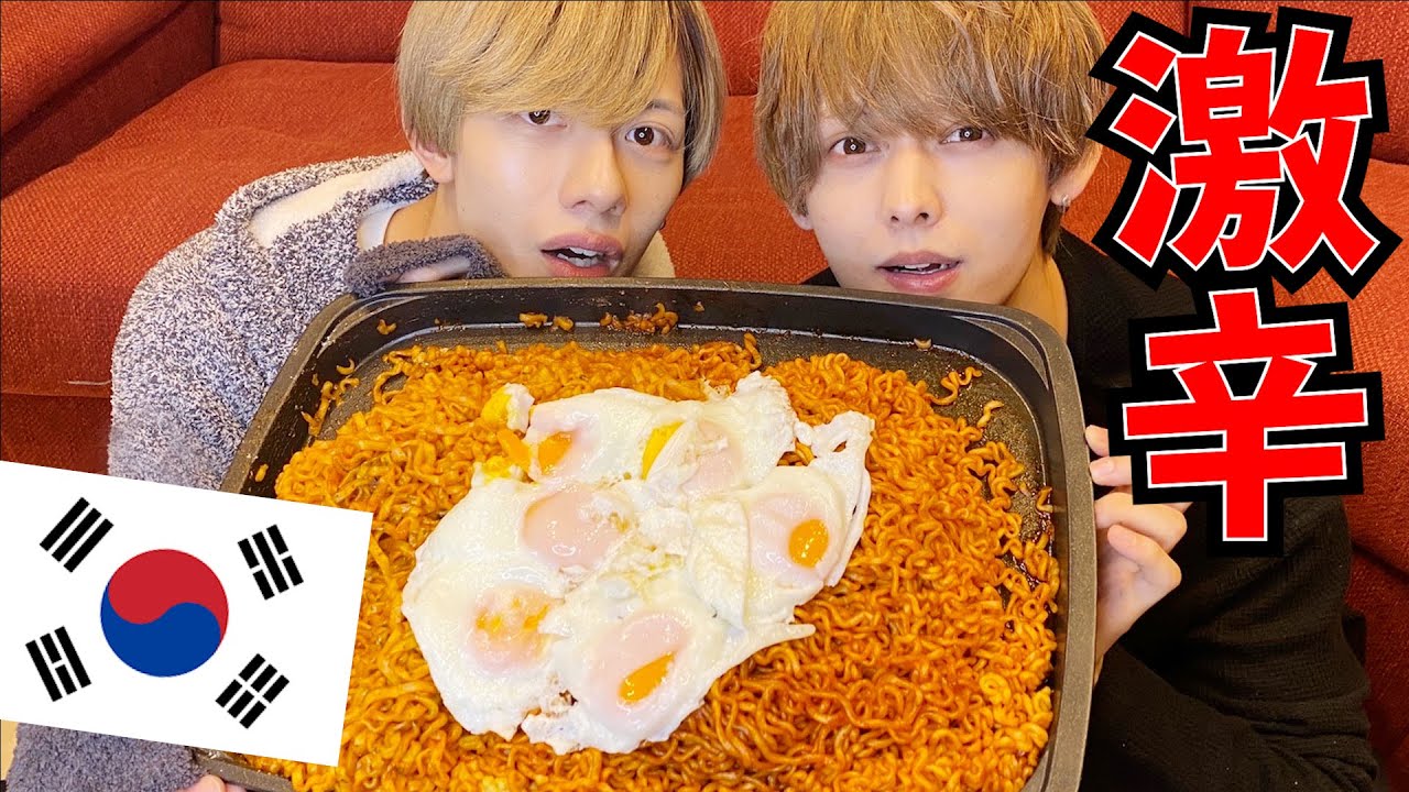 激辛プルダック麺全力で大食いしてみた！！！