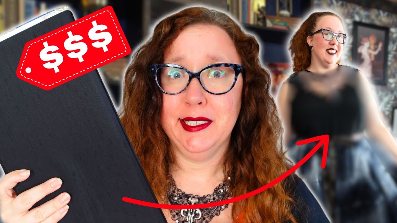 I used my MOST EXPENSIVE Fabric to make a FANCY SPOOKY Dress