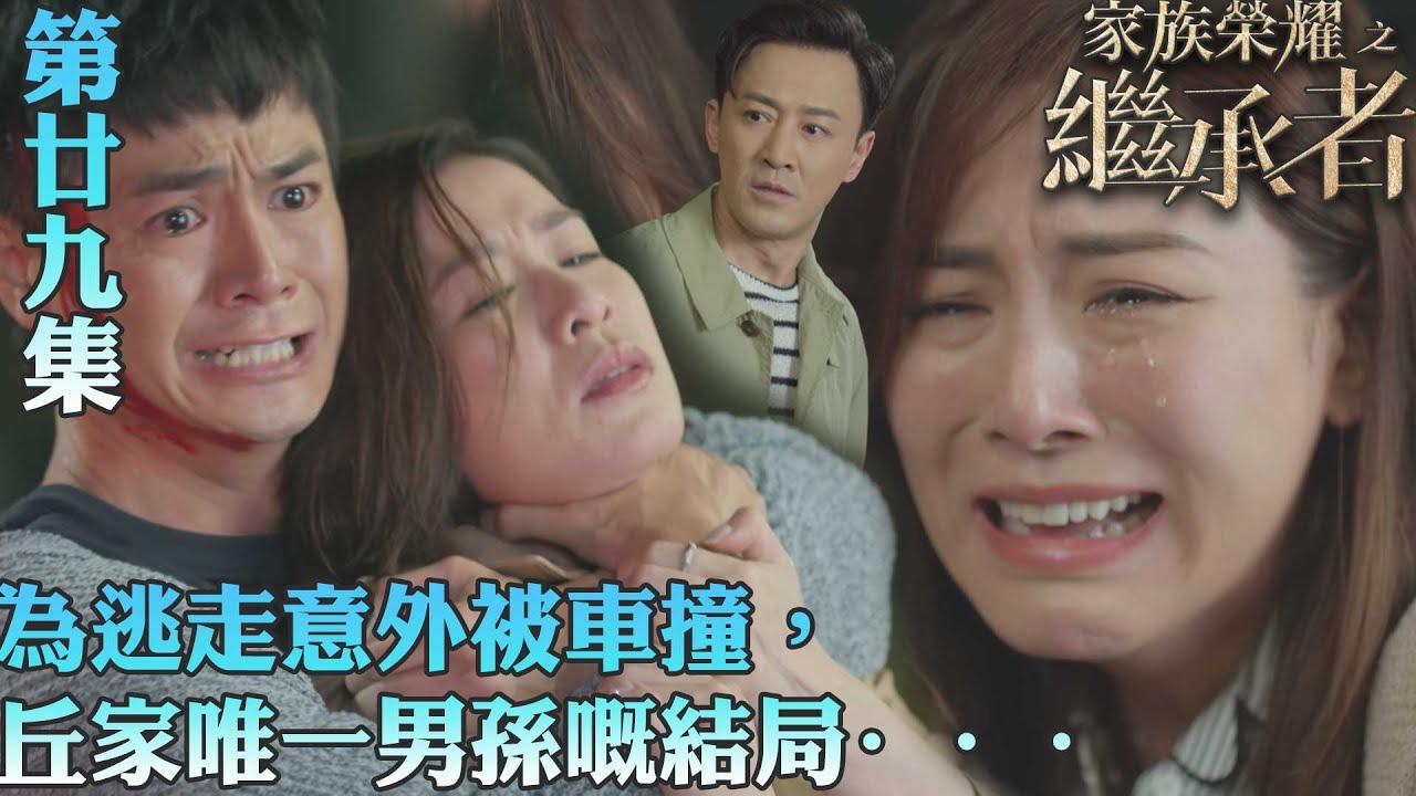 家族榮耀之繼承者｜為逃走意外被車撞，丘家唯一男孫嘅結局···｜佘詩曼｜林峯｜羅子溢｜羅嘉良｜許紹雄｜TVBUSA