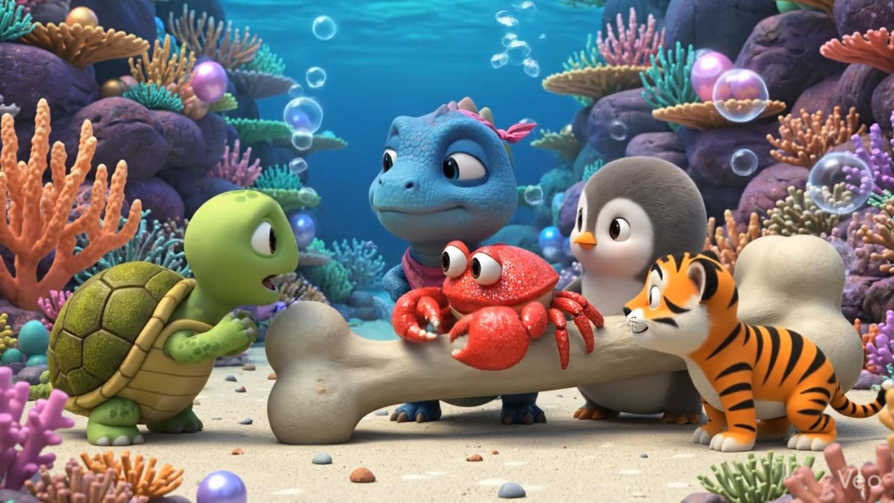 Dino, Turtle & Crab: Discover the Pearl Coral Palace