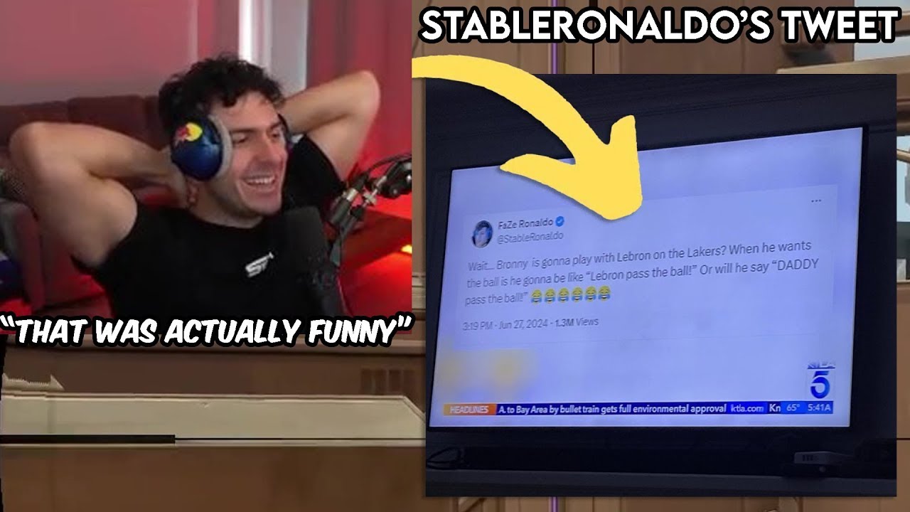 Tarik Reacts To Stable Ronaldo's TWEET Broadcasted On The News