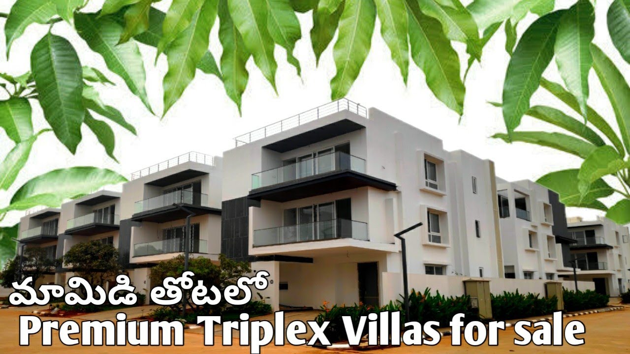 Mango Leaf Triplex Villas for sale/villas for sale in kollur