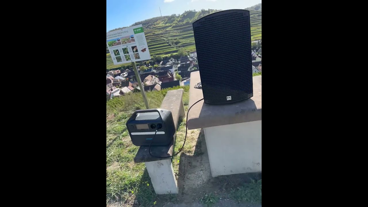 Mobile Powerstation mit HK Audio Sonar 112 xi