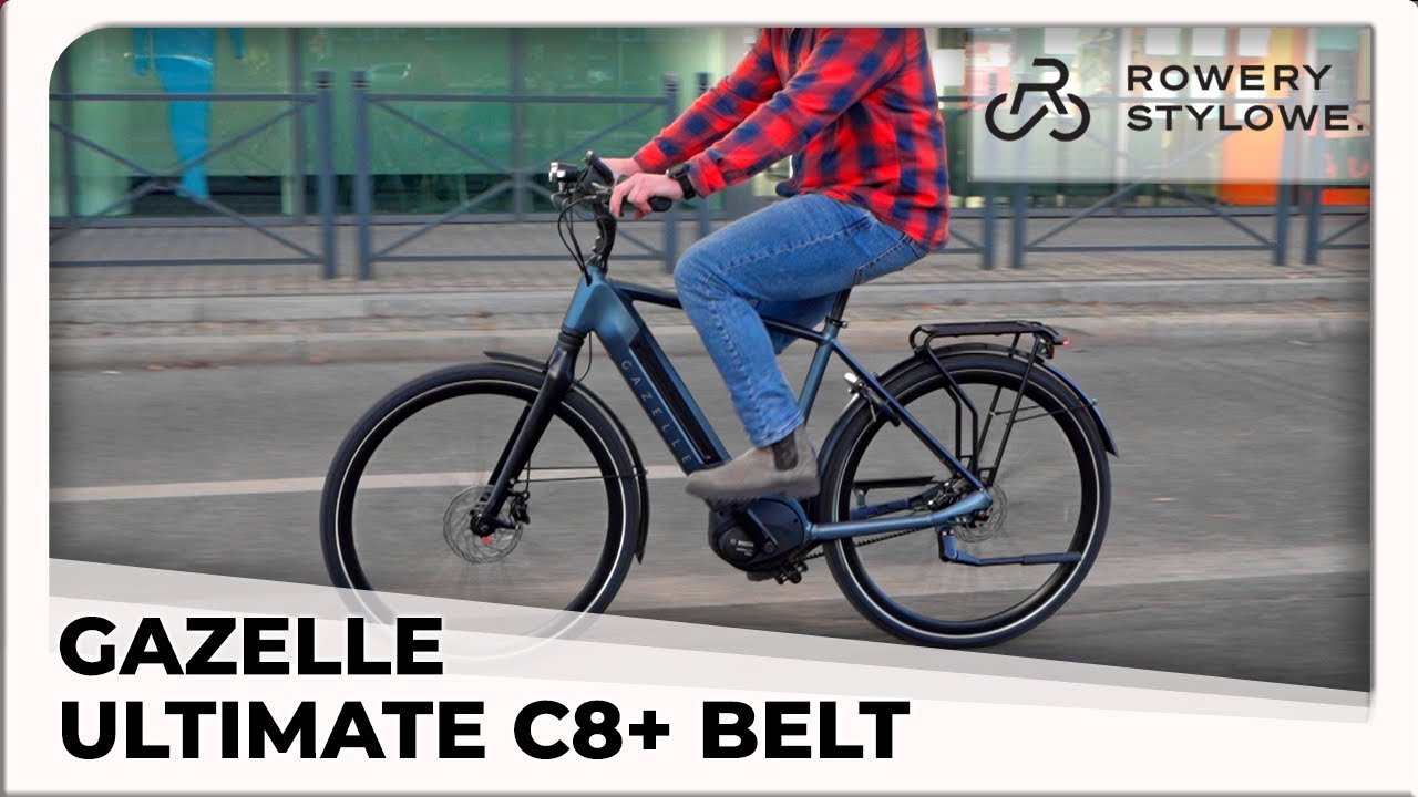Gazelle Ultimate C8+ Belt HMB Bosch 500Wh czyli rower elektryczny na pasku