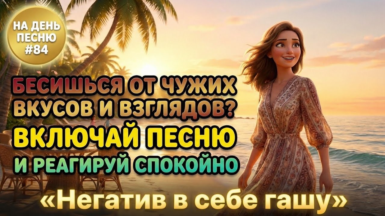 НА ДЕНЬ ПЕСНЮ #84 | Латино ПЕСНЯ-АФФИРМАЦИЯ против негатива | 