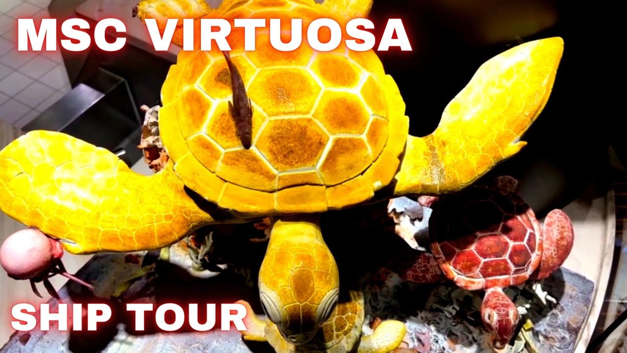 MSC VIRTUOSA ship tour - BEST BARS AND LOUNGES - part#01