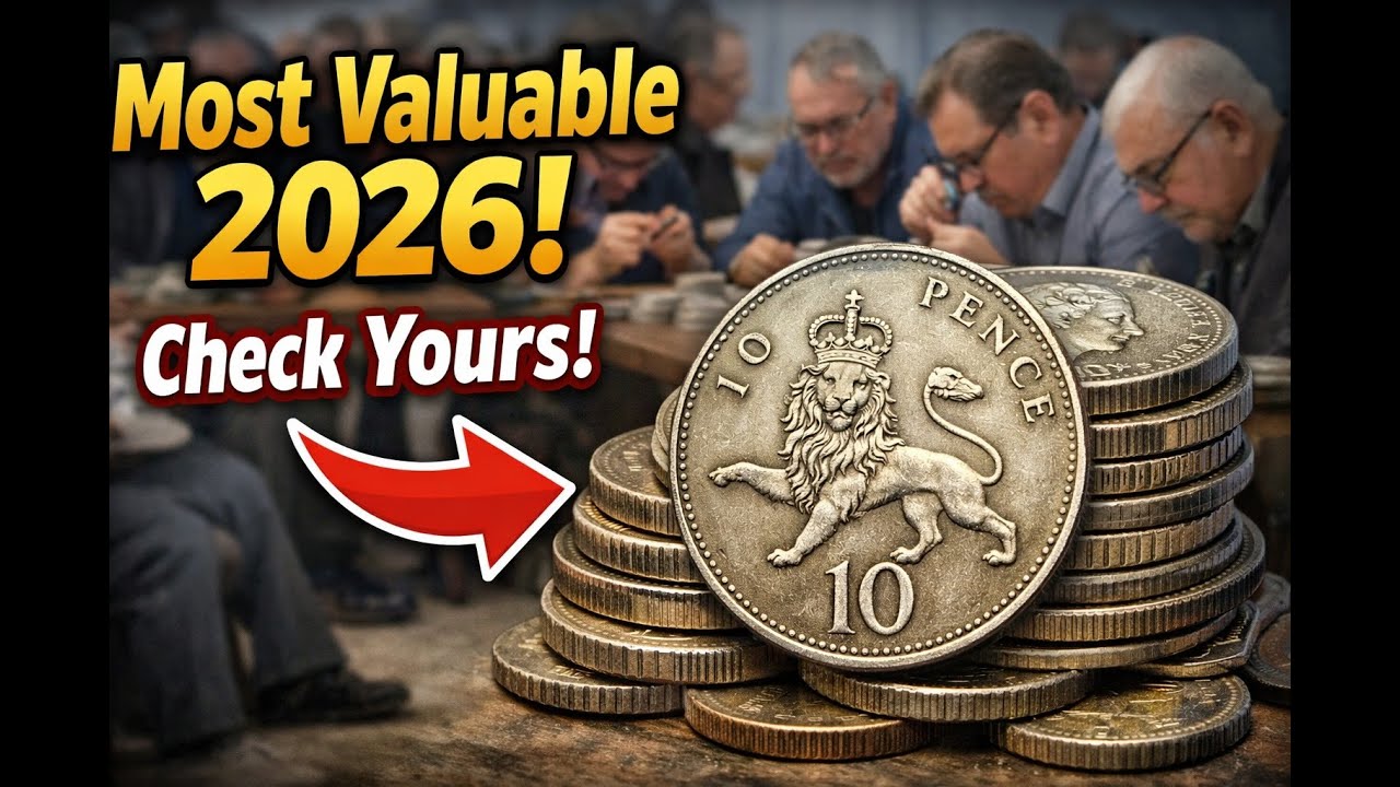 Top Valuable UK 10p Coins That Could Be Worth Thousands or Even Millions Today!