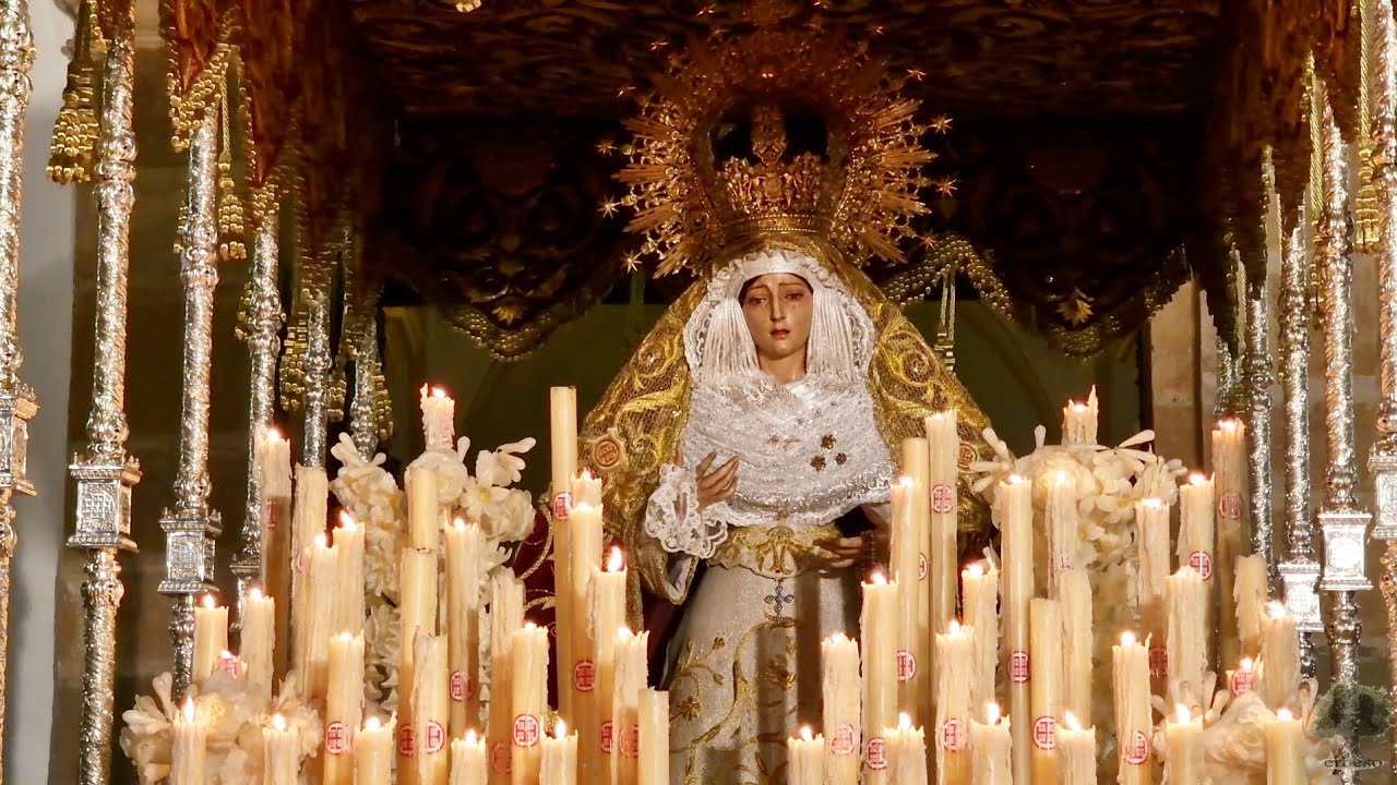 Entrada de la Virgen de la Amargura en la Magna de Algeciras - BM La Puebla del Río