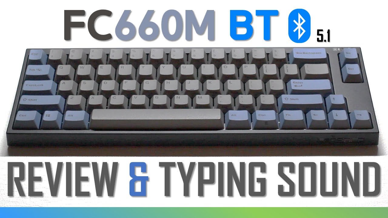 Leopold FC660M BT Quick Review & Typing Sound [EN / 한글 CC]
