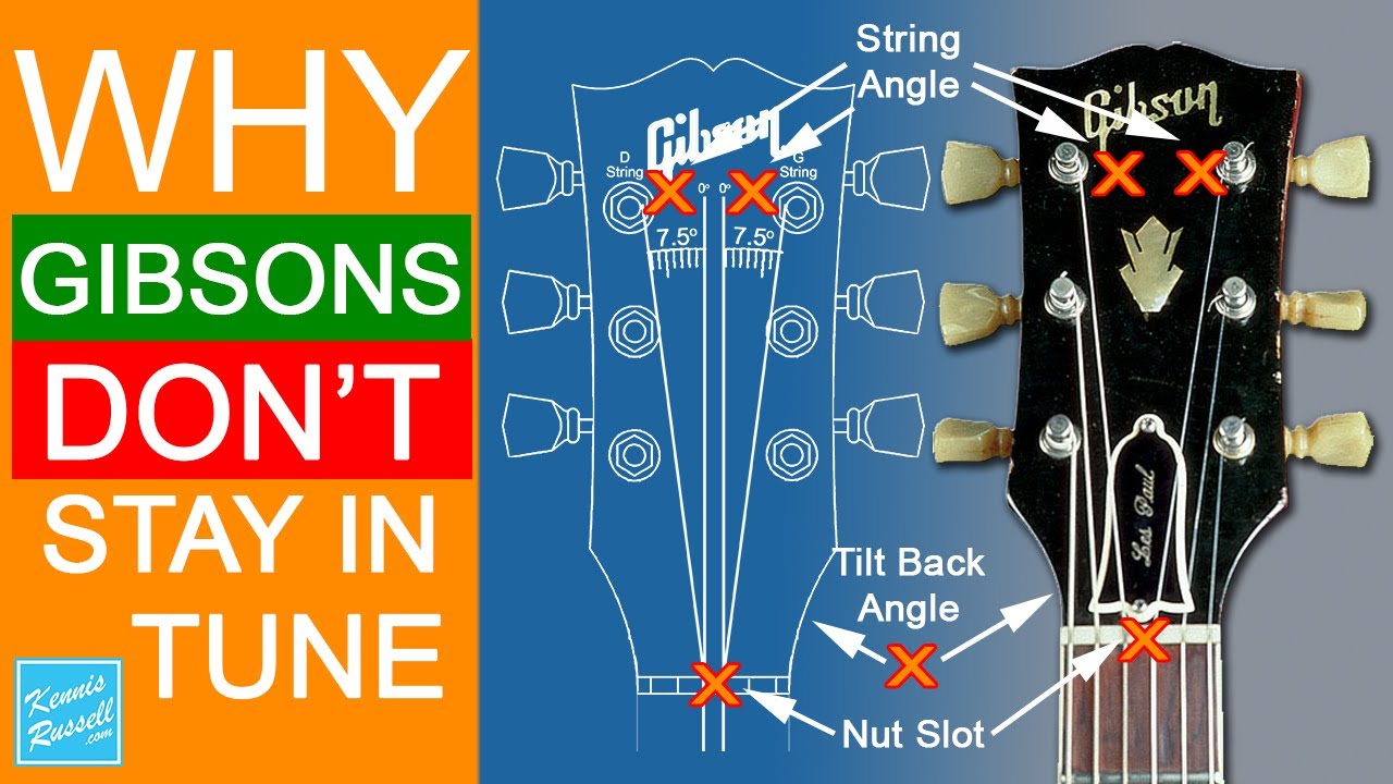 Почему гитары Gibson так легко расстраиваются