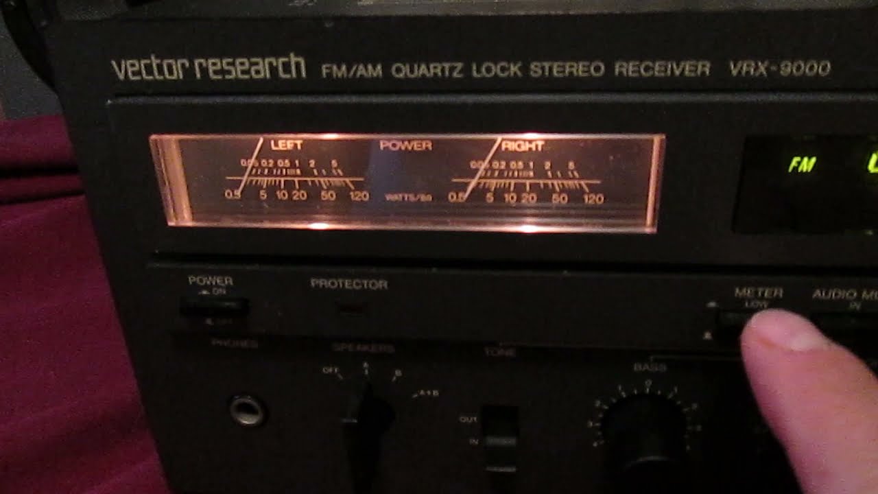 vector research vrx 9000 receiver demo