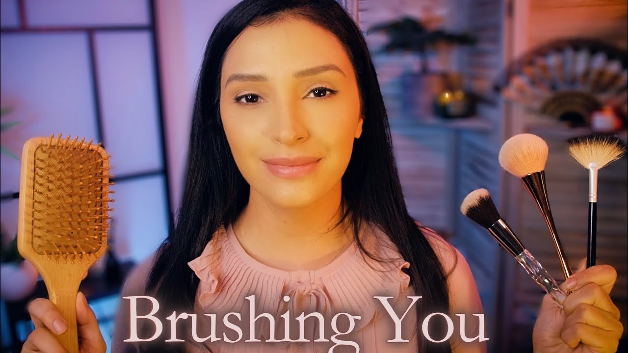 ASMR Face Brushing 🤫 NO Talking | Sleepy Brushing for Bed