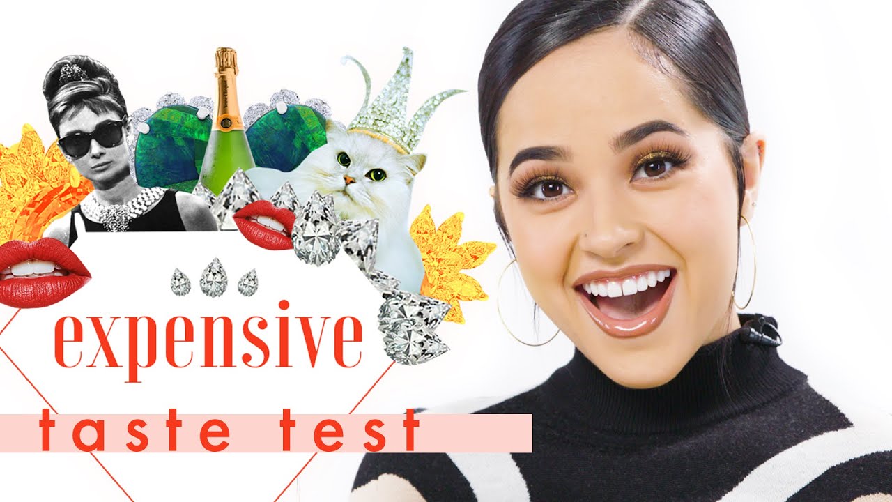 Becky G Sings ‘Sin Pijama’ and Opens Up About Being a Latina Superhero 🌟| Expensive Taste Test