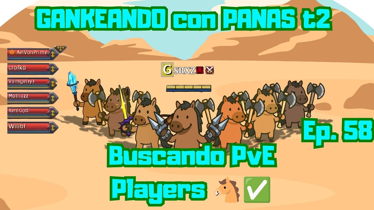 Dieta de PvE Players (bastante loot) 🐴✅ / GcP t2 Ep. 58 | ALBION ONLINE 