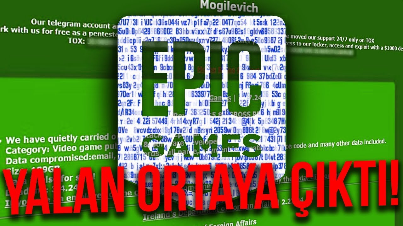 EPİC GAMES YALANI ORTAYA ÇIKTI