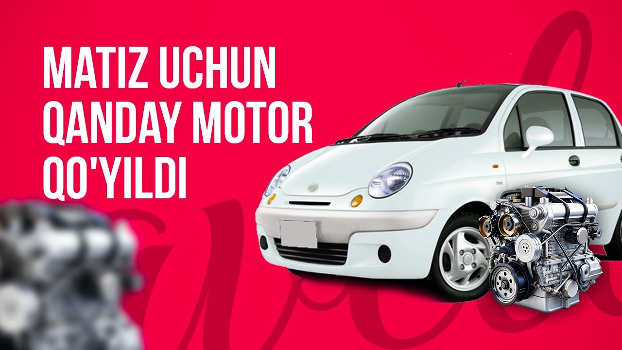 Matizga Spark Motor bosildi | qanchaga tushdi.