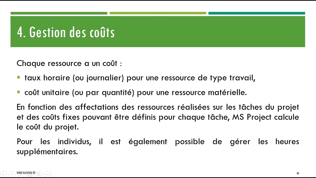 [Microsoft Project] Leçon 2 : Initiation à MS Project