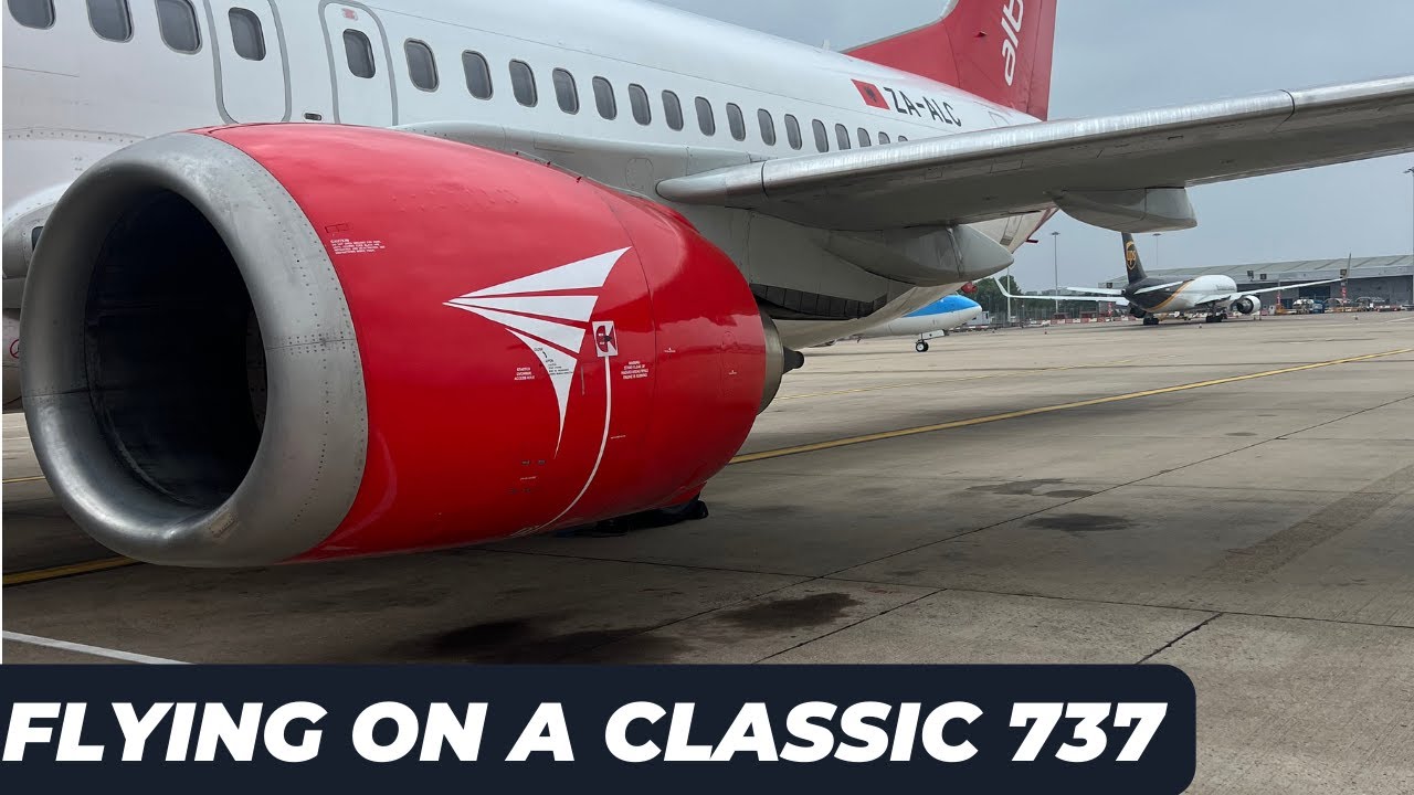 ✈ Trip report |  Albawings B737-400 | Flying on a 32 year old 737  | London Stansted  - Tirana ✈