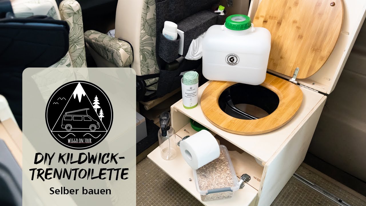 💩 im Bulli | Trockentrenntoilette mit Kildwick DIY-Set selber bauen