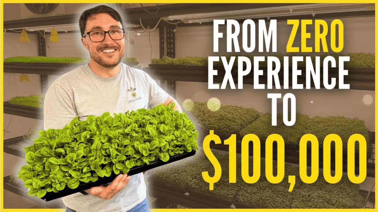 This Home Based Microgreens Business Replaced His INCOME in Just 11 MONTHS!