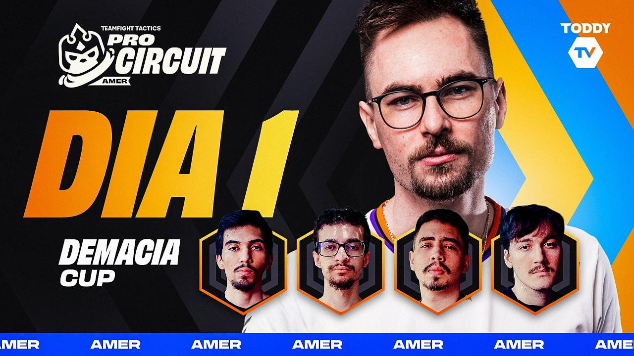 TFT Pro Circuit - Dia 1 - Com 4 Brasileiros!