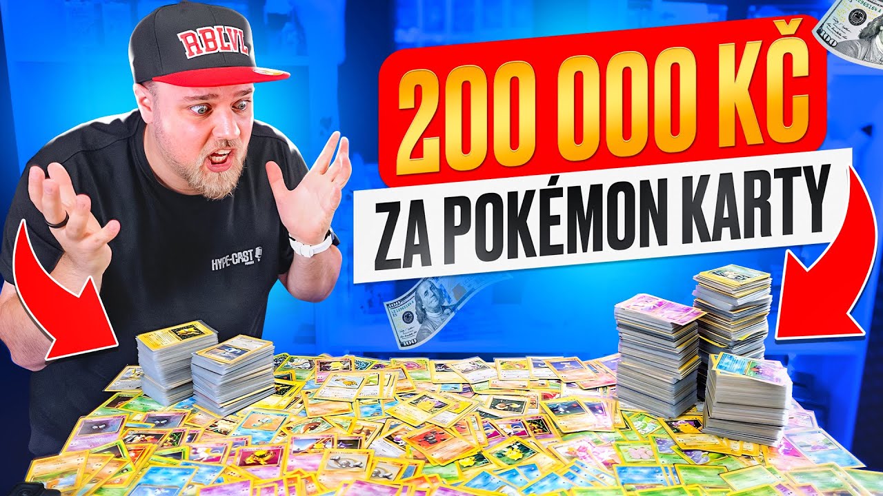 UTRATIL JSEM 200 000 KORUN ZA NEJVZÁCNĚJŠÍ POKÉMON KARTY!