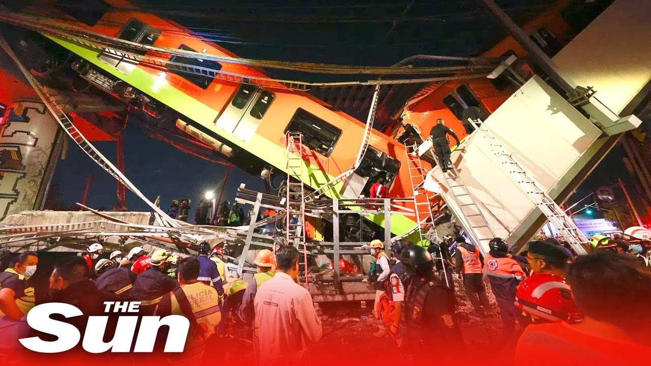 Mexico City metro overpass collapse kills 23 & injures more than 70