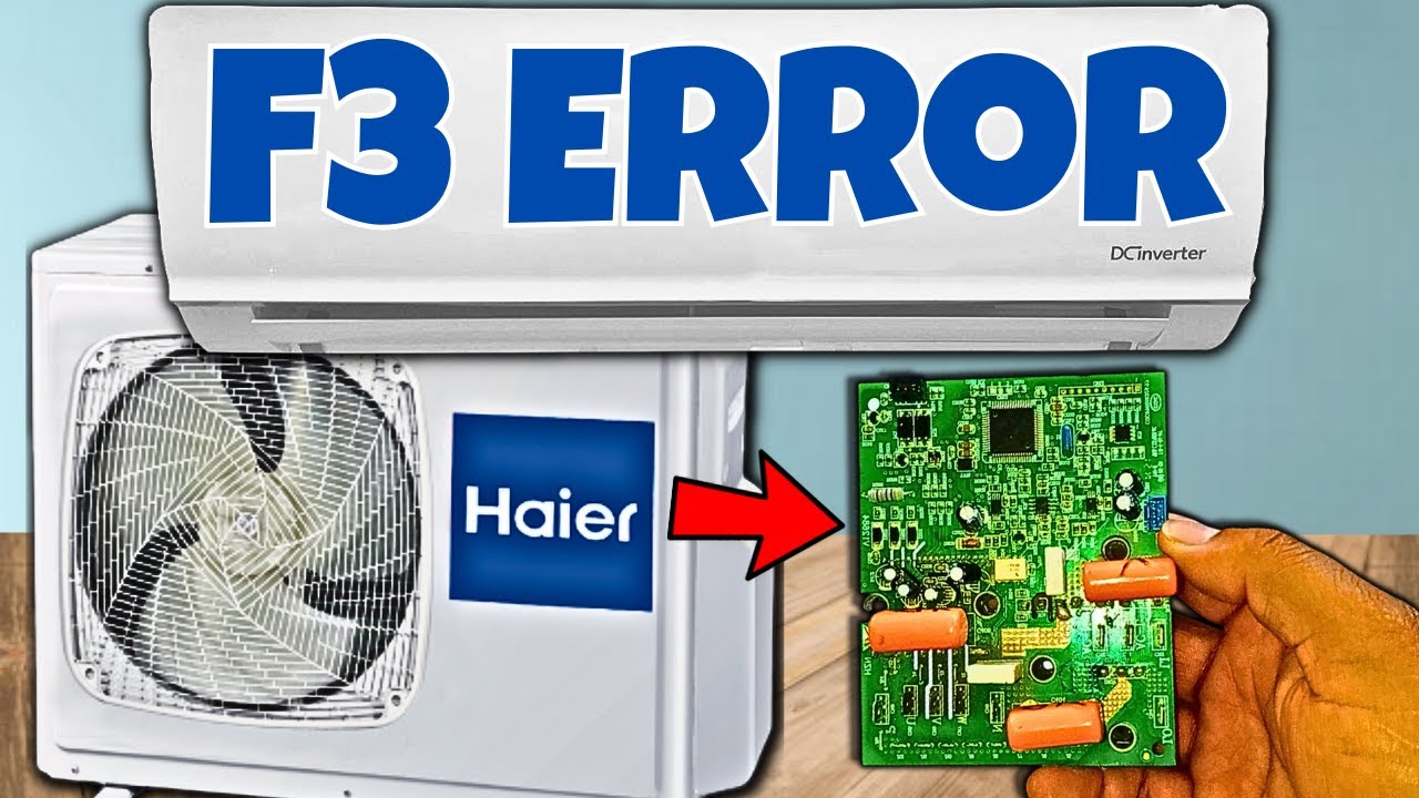 Как легко исправить код ошибки F3 кондиционера Haier!
