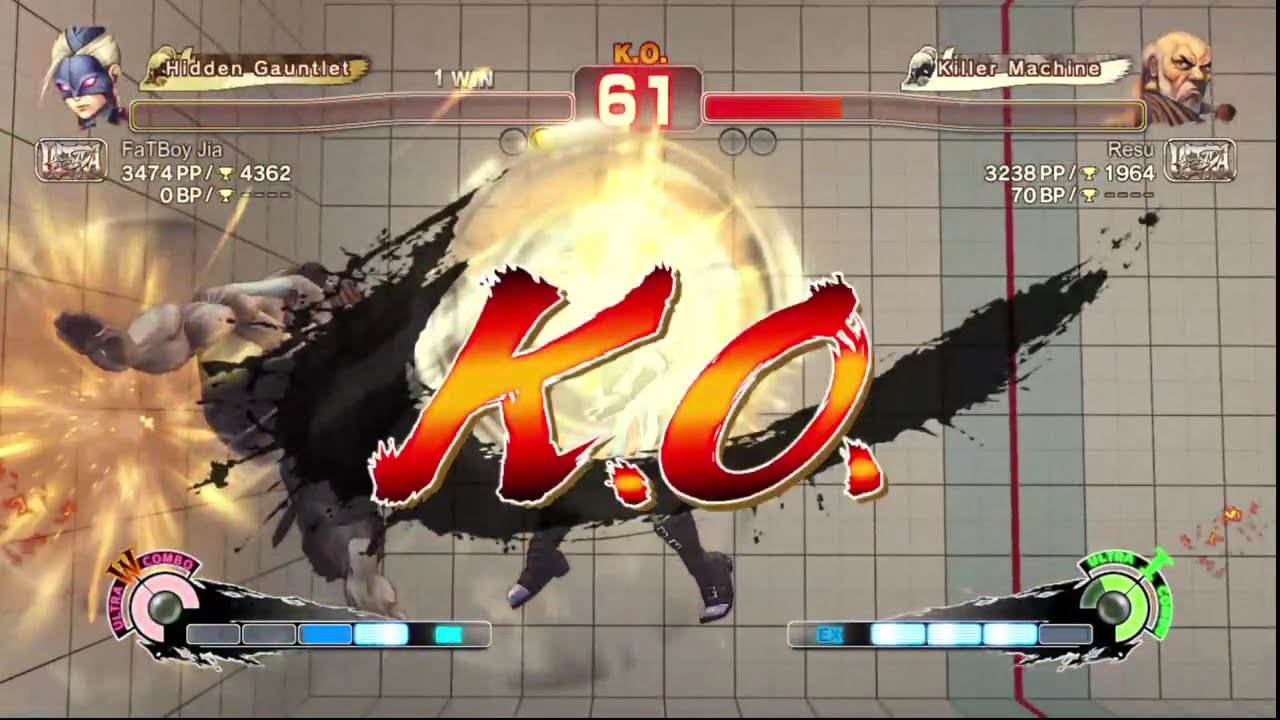 You cannot stop me! Resu (Gouken) VS FatBoy Jia (Decapre) [USF4]