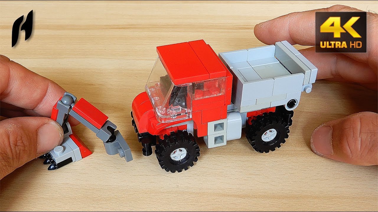 How to Build Lego Mercedes-Benz Unimog with Front Mower (MOC)