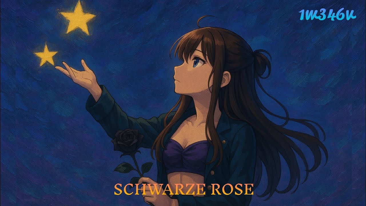 Schwarze Rose - 1w346v 