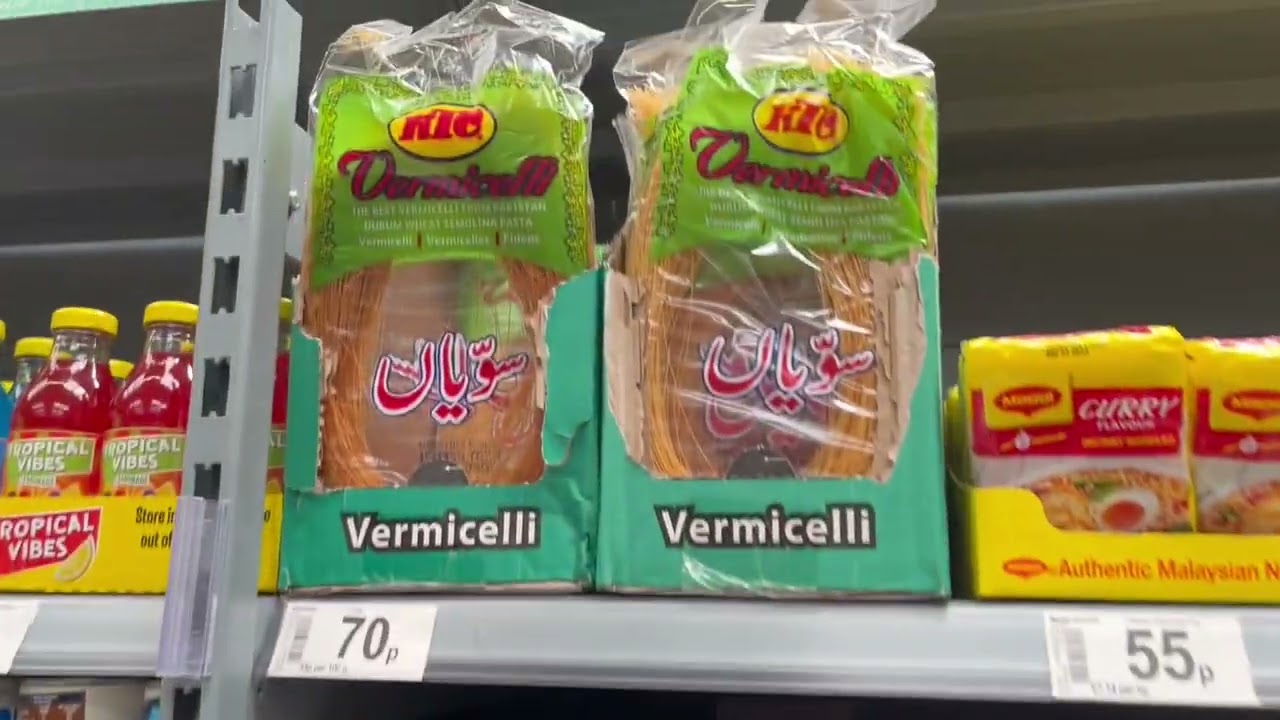 Shopping in Asda /British Supermarket London